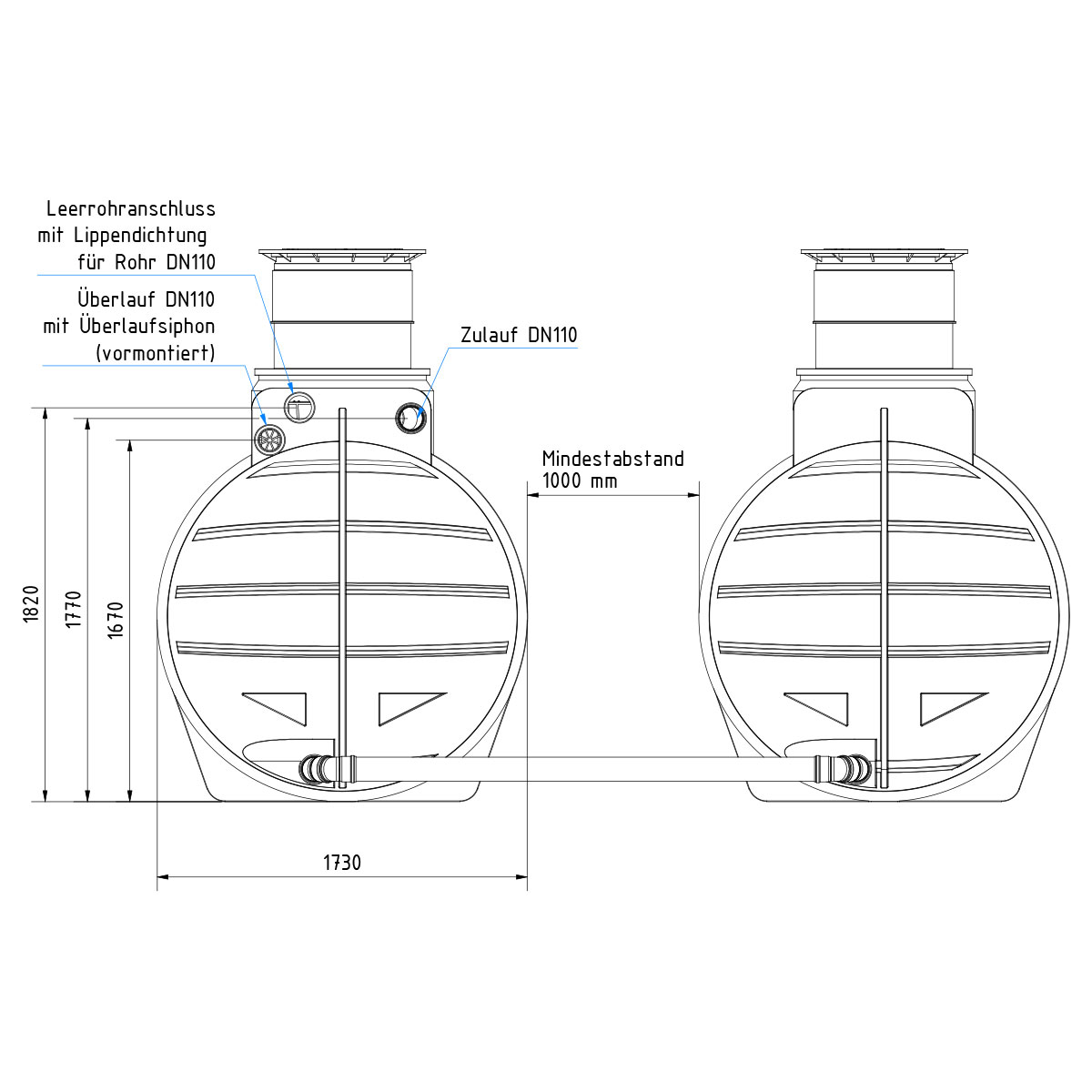 AQa.Line Gartenanlage 8900 L inkl. Abdeckung