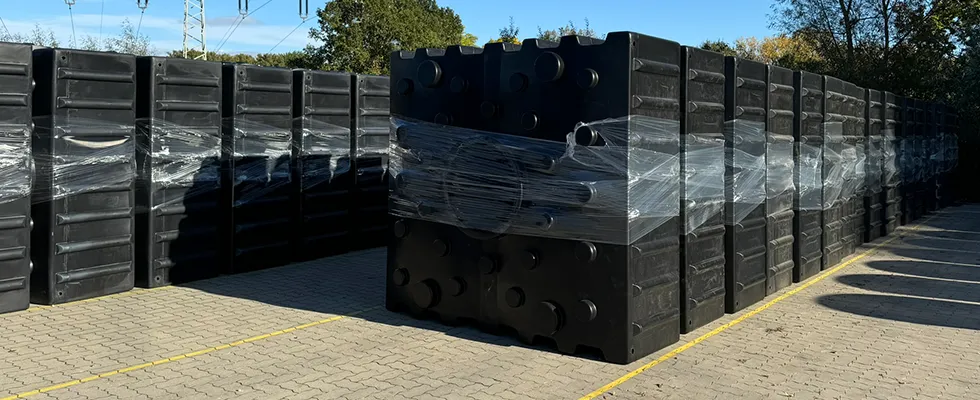 Flachtank Zisternen zur Regenwassernutzung