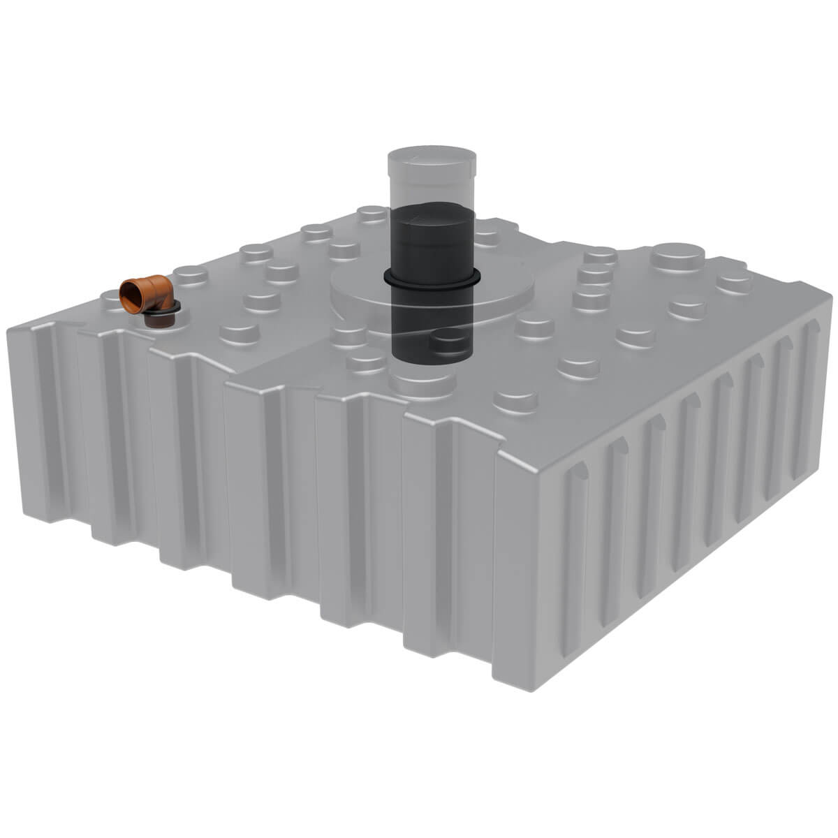 AQa.Line Abwasserflachtank 4000 L