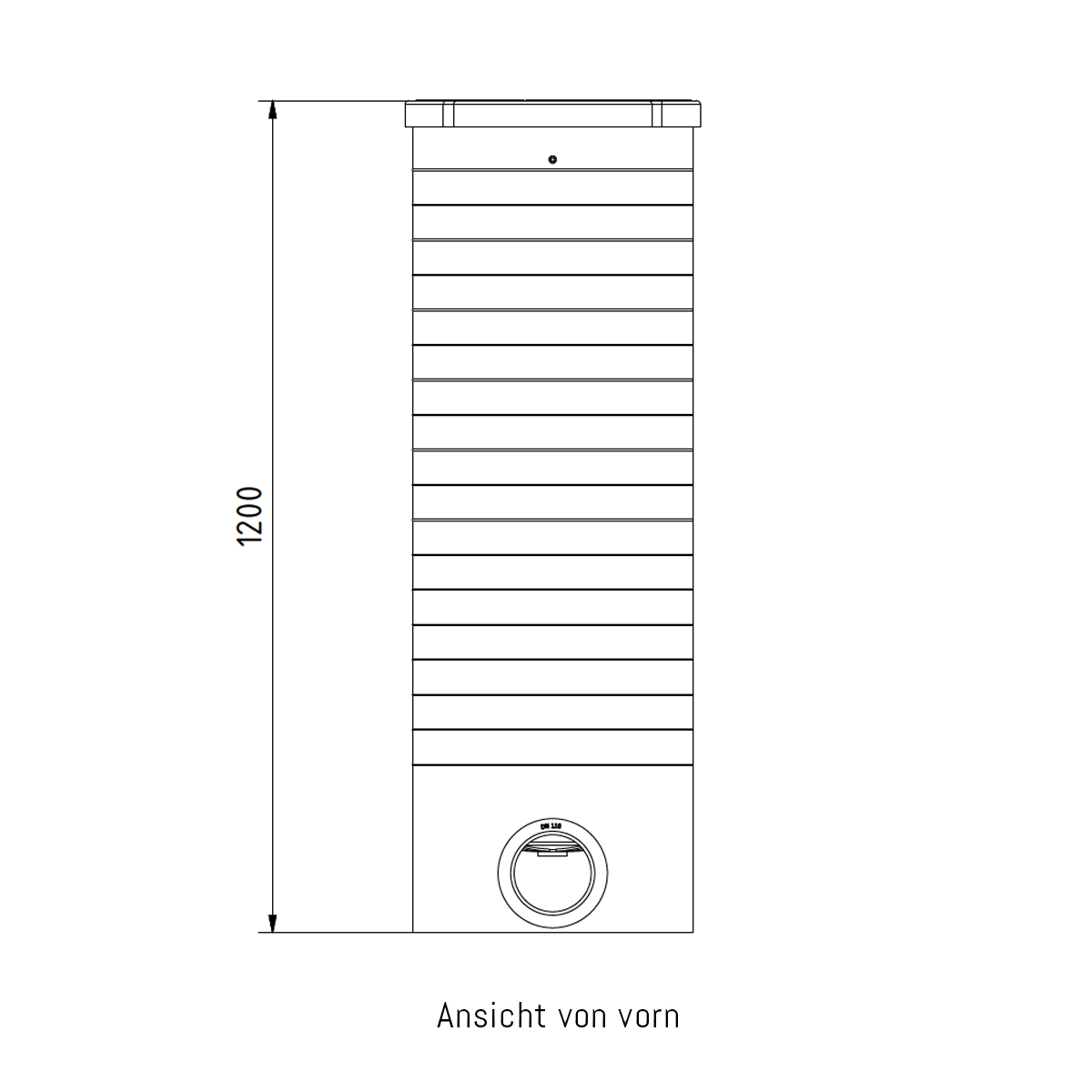 Vorfilter für Versickerungsanlagen inkl. Abdeckung