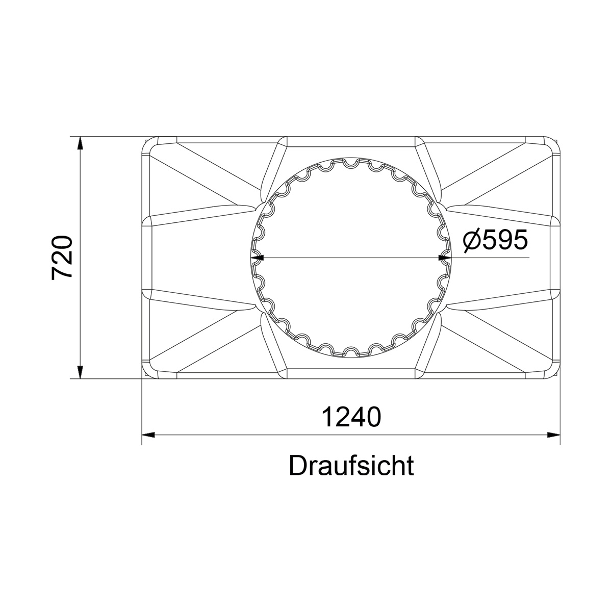 AQa.Line Kellertank 1000 L inkl. Schraubdeckel