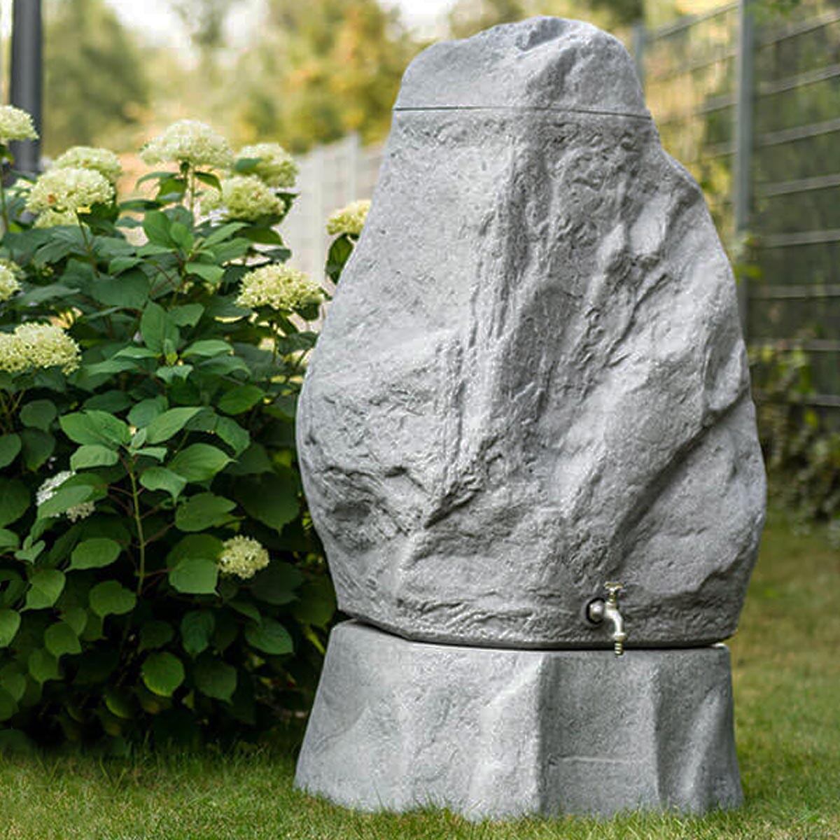 Sockel / Unterbau für Regentonne "Hinkelstein" 230 Liter