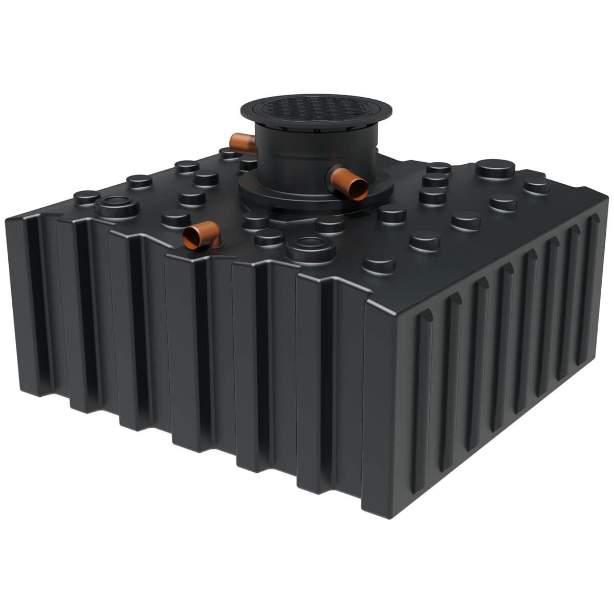 AQa.Line Hausanlage 5000 L Flachtank inkl. Abdeckung