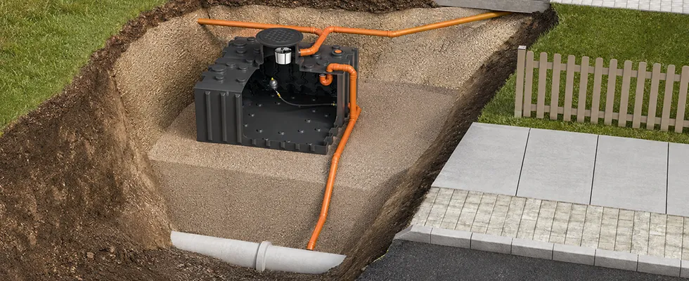 Retentionsflachtank 5000 L 100% Retentionsvolumen