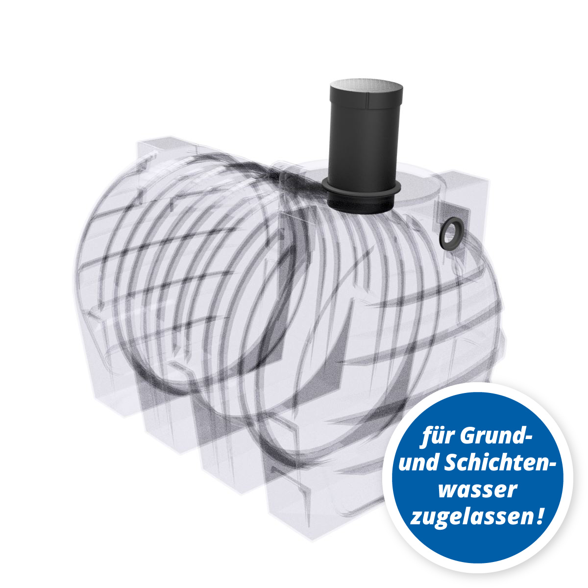 AQa.Line Abwassertank 3000 L (mit DIBt-Zulassung)