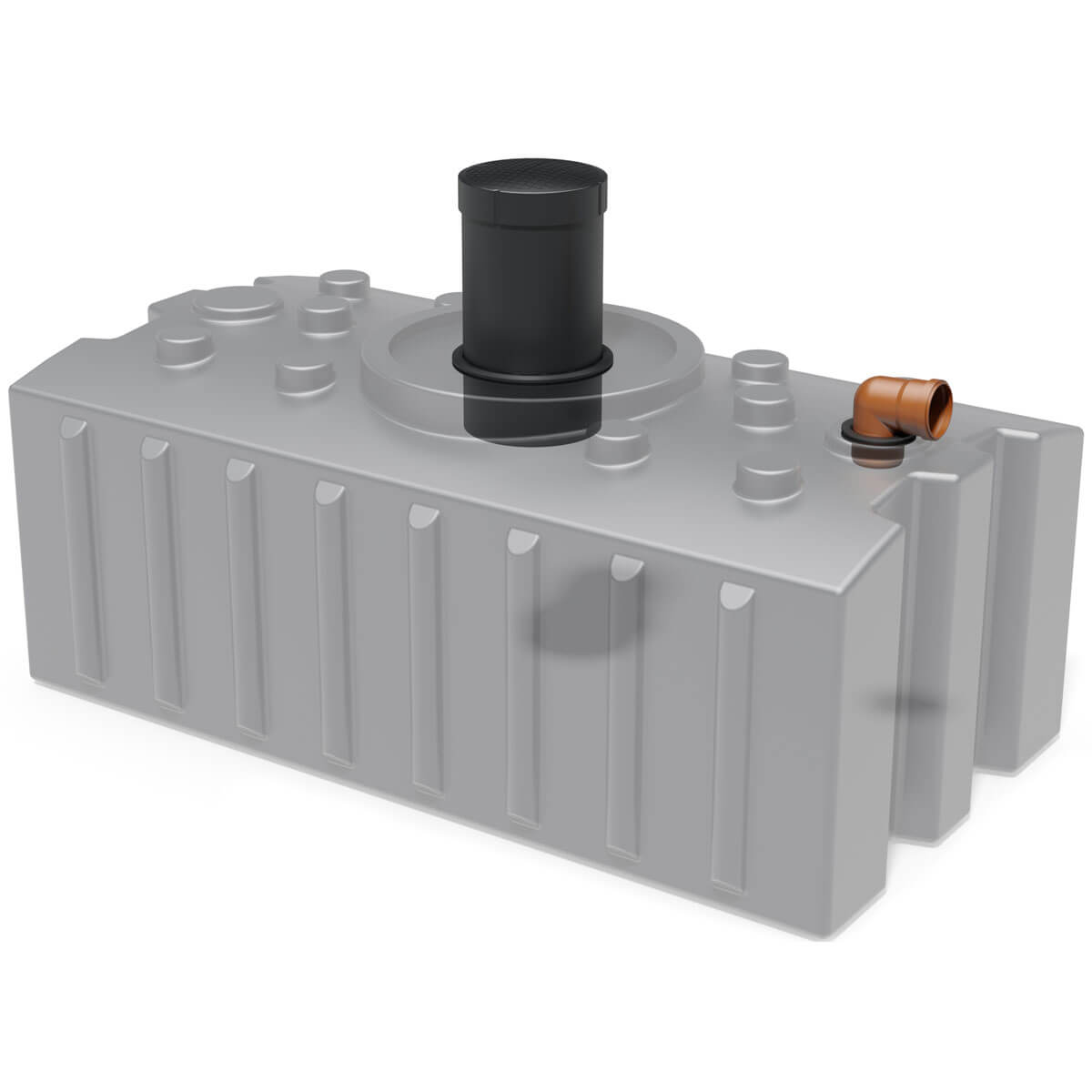 AQa.Line Abwasserflachtank 2000 L