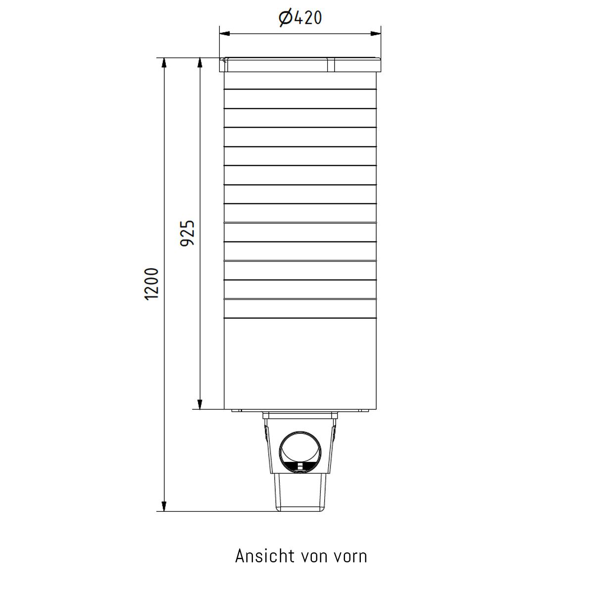 Erdeinbaufilter
