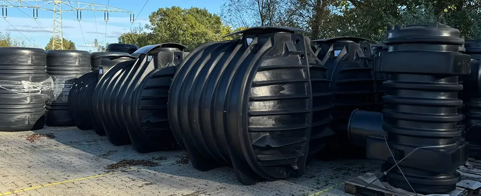 Zisternen für Gartenbewässerung