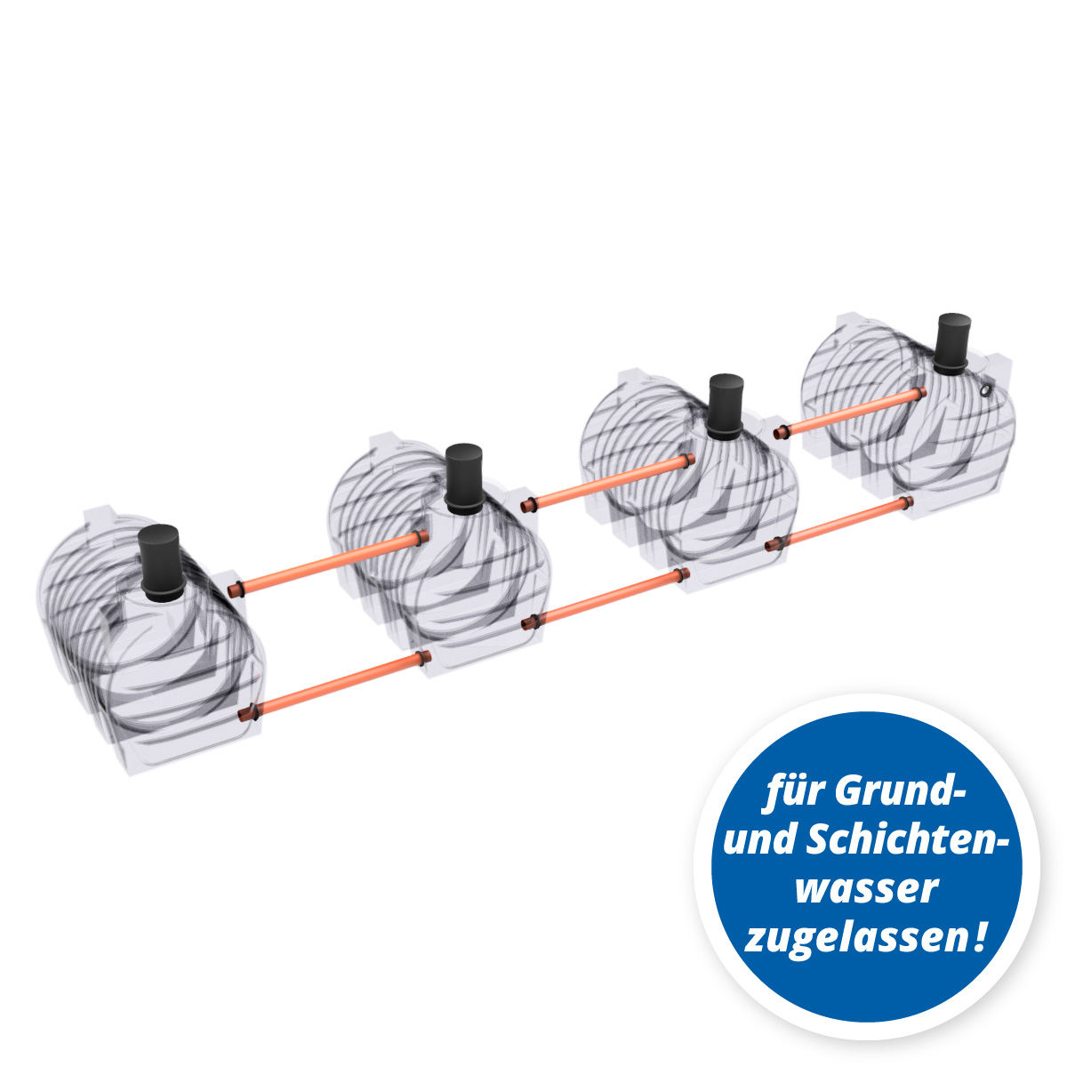 AQa.Line Abwassersystem 12000 L (mit DIBt-Zulassung)