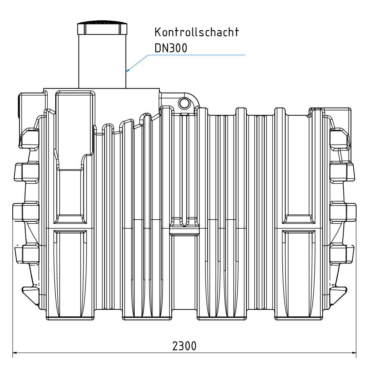 AQa.Line Abwassersystem 9000 L (mit DIBt-Zulassung)