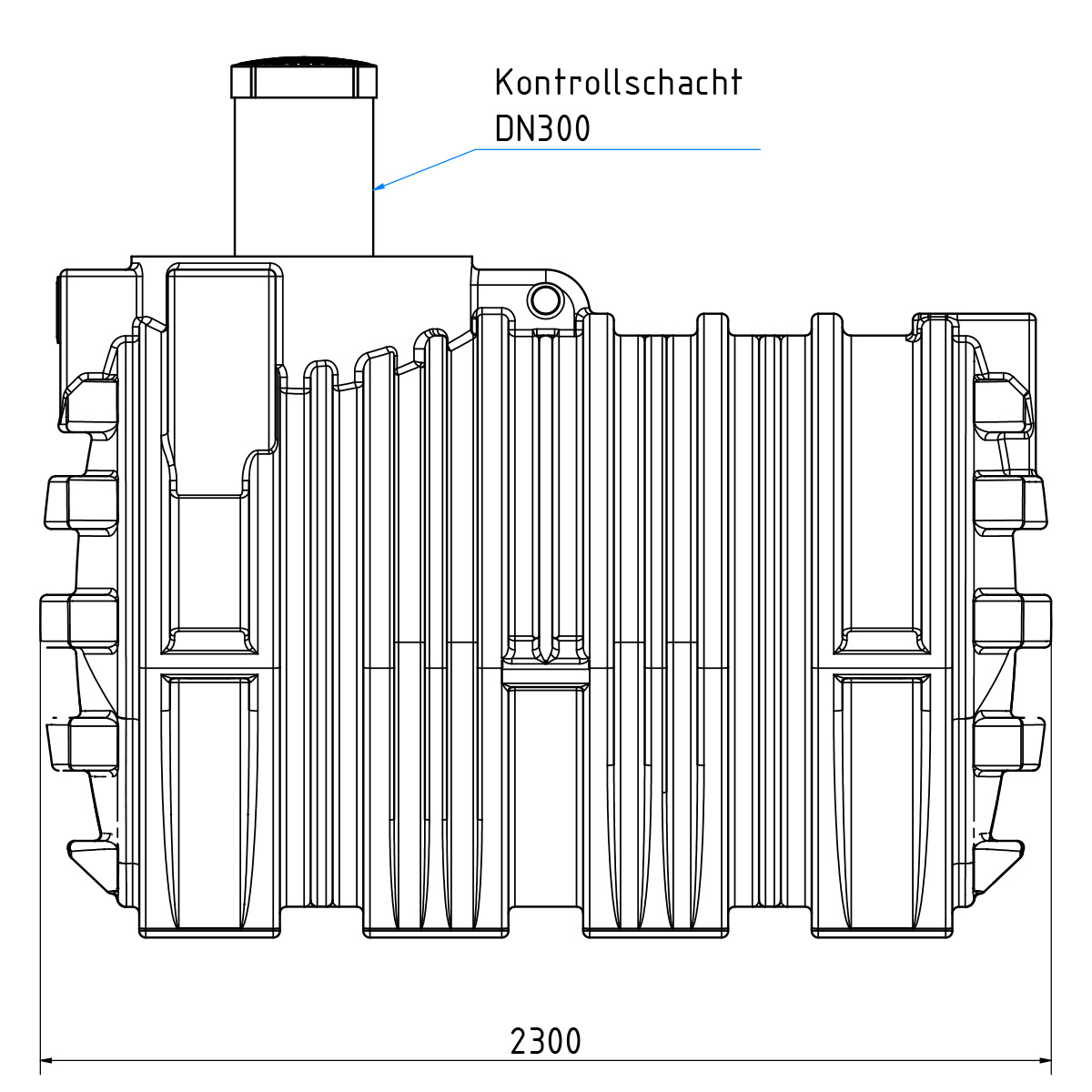 AQa.Line Abwassersystem 12000 L (mit DIBt-Zulassung)