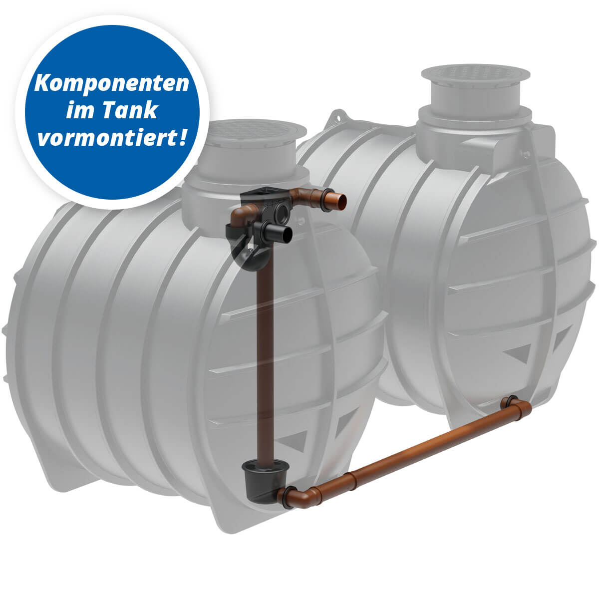 AQa.Line Hausanlage 12.000 L inkl. Abdeckung