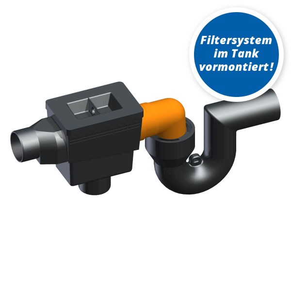 AQa.Line Hausanlage 3400 L inkl. Abdeckung