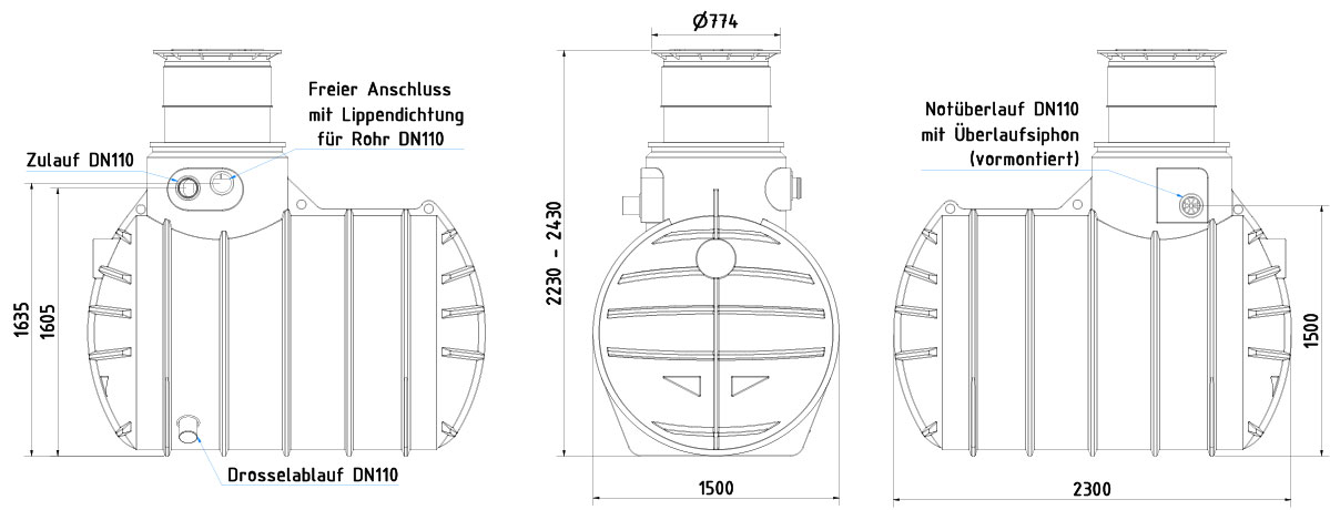 AQa-Line-Retentionszisterne-3400-L-100-GF-Dom-kurz-200-kg-AR-34-1211-TD